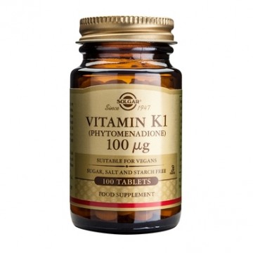 Vitamin K1 100μg tabs 100s Βιταμίνες Vitamin K1 100μg tabs 100s Βιταμίνες
